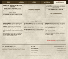 Load image into Gallery viewer, Short Advertisement in the All Clear Bulletin (In Character)
